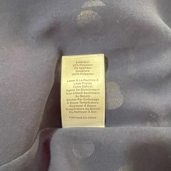 Talbots Blue and Yellow Ruched A-Line Sundress - Picture 8 of 10